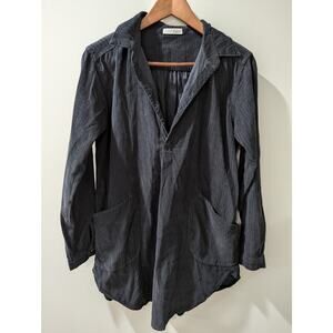 Free People x CP Shades Black Ribbed Tunic Top